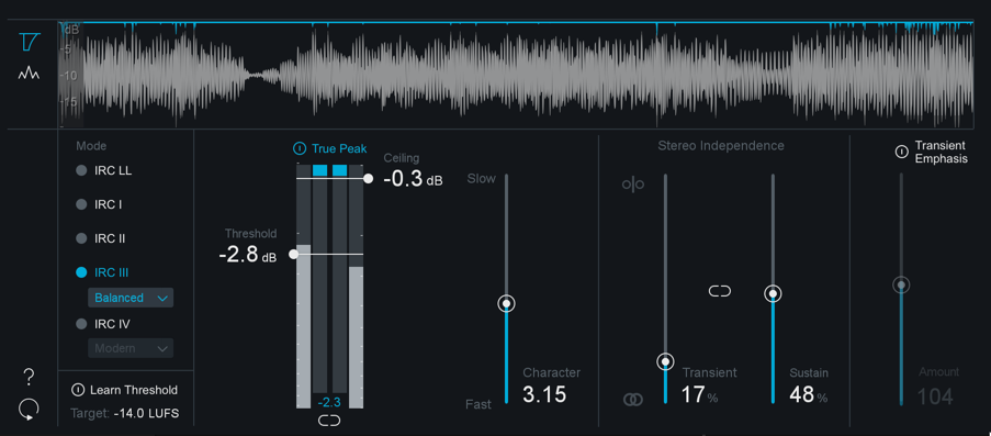 Maximizer interface