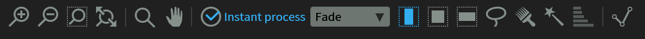 Toolbar Below Spectrogram