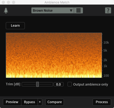 Ambience Match user interface