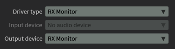 RX Driver Type